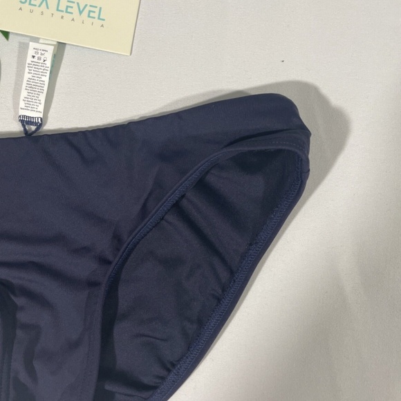 NWT Sea Level [ 4 US ] Essential Regular‎ Bikini Bottoms in Night Blue - Picture 6 of 12